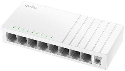 Коммутатор неуправляемый Cudy FS108D, 8 портов RJ45 10/100 Мбит/с, пластиковый корпус (FS108D)