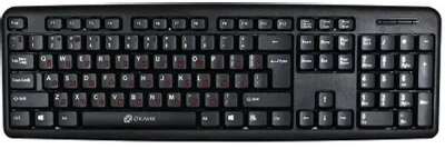 Клавиатура Oklick 90MV2 черный USB 