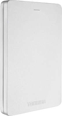 Внешний диск 1000 ГБ Toshiba Canvio Alu S3 [HDTH310ES3AB] USB3.0, серебристый