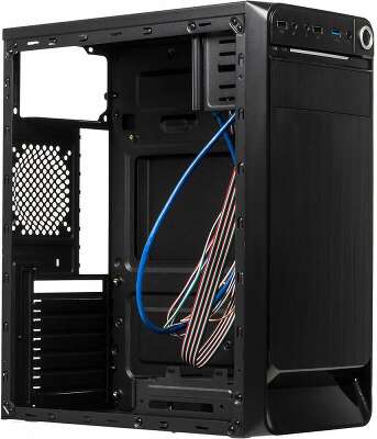 Корпус Accord E-01 черный без БП ATX 1x80mm 1x92mm 2x120mm 2xUSB2.0 1xUSB3.0 audio