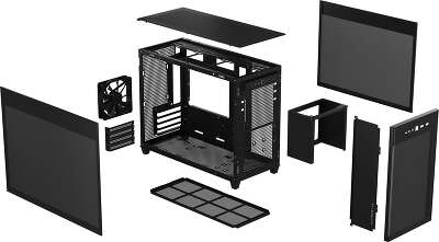 Корпус ASUS Prime AP201, черный, mATX, Без БП (90DC00G0-B39000)