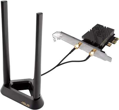 Сетевой адаптер ASUS PCE-BE92BT WiFi 7 Bluetooth 5.4 5764+2882+688Mbps 6GHz/5GHz/2.4GHz