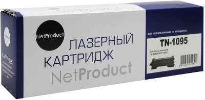 Тонер-картридж NetProduct (N-TN-1095) для Brother HL-1202/DCP1602, 1,5K
