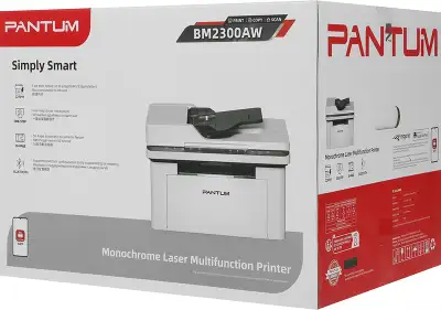МФУ лазерный Pantum BM2300AW A4 WiFi белый