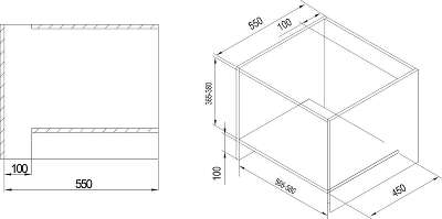 Микроволновая печь Weissgauff HMT-720 BX Grill 20л. 700Вт черный (встраиваемая)