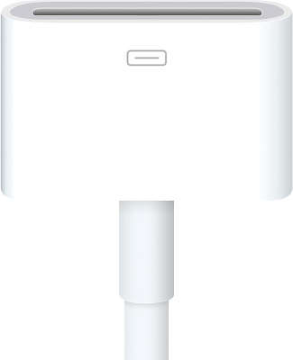 Кабель-адаптер Apple Lightning to 30-pin Adapter [MD824ZM/A]