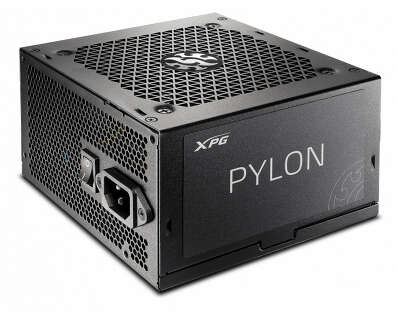 Блок питания 550W XPG PYLON 550 (ATX v2.52, 80+ Bronze, APFC, 20+4P, 2xPCIe 6+2P, 5xSATA, 12cm fan) (PYLON550B-BKCEU)