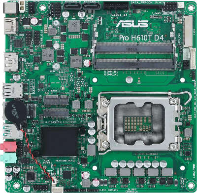 Материнская плата mini-ITX LGA1700 ASUS PRO H610T D4-CSM