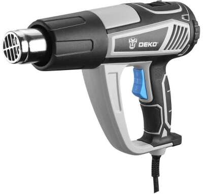 Фен строительный DEKO HG2500 PRO, 2500 Вт, с LCD дисплеем
