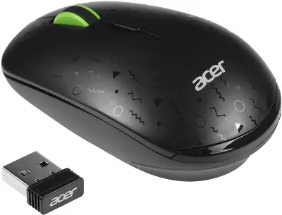 Мышь беспроводная ACER OMR307 black (USB, 4 кнопки, 1600dpi) (ZL.MCECC.022)