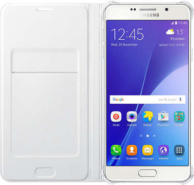 Чехол-книжка Samsung для Samsung Galaxy A7 Flip Wallet A710, белый (EF-WA710PWEGRU)
