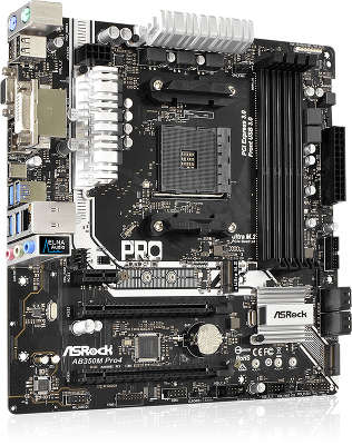 Мат. плата Asrock AB350M PRO4