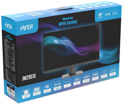 Монитор 28" Hiper Gaming JM28EUI IPS UHD HDMI, DP, USB Type-C USB-Hub
