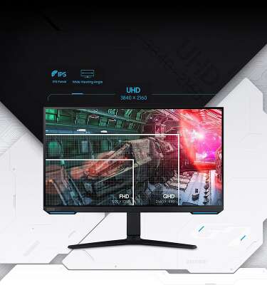 Монитор 28" Samsung Odyssey G7 S28AG702NI IPS UHD HDMI, DP, USB-Hub