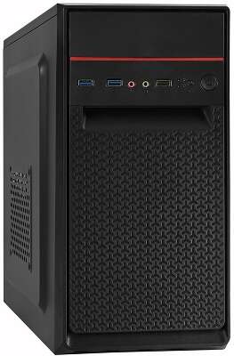 Exegate EX283060RUS Корпус Minitower ExeGate BAA-107U Black, mATX, <без БП>, 1*USB+2*USB3.0, Audio
