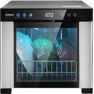 Сушка для фруктов и овощей Kitfort KT-1916 6под. 650Вт черный