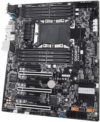 Материнская плата Gigabyte C621-SU8 Intel C621 motherboard with LGA 3647 Socket P, 6-Channel DDR4 RDIMM/LRDIMM 8 x DIMMs, Aspeed® AST2500 BMC, Dual M.2, Dual Intel® Server GbE LAN, 3 PCIe x16 slots and 3 PCIe x8 slots for multi cards RTL {6}