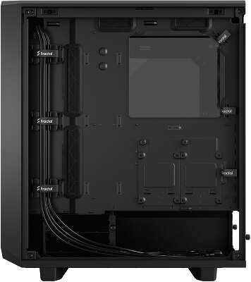 Корпус Fractal Design Meshify 2 Compact Light Tempered Glass, черный, ATX, Без БП (FD-C-MES2C-03)