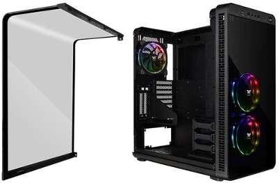 Корпус Thermaltake View 37 RGB, черный, ATX, Без БП (CA-1J7-00M1WN-01)