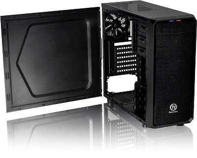 Корпус Thermaltake Versa H25 черный без БП ATX 4x120mm 1xUSB2.0 1xUSB3.0