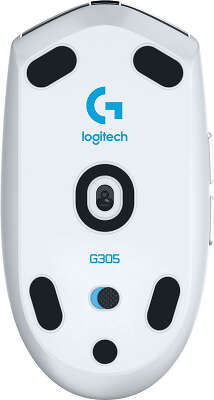 Мышь Logitech G305 Lightspeed белый оптическая 12000dpi беспров. USB 5but (910-005292)