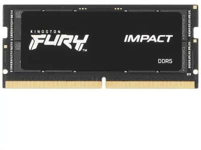 Модуль памяти DDR5 SODIMM 16Gb DDR5600 Kingston FURY Impact Black (KF556S40IB-16)