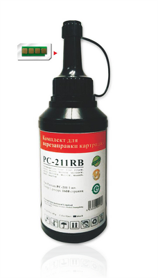 заправочный комплект Pantum Refueling set PC-211PRB (аналог PC-211RB) for P2200/P2207/P2500/P2500W/P2507/М6500/M6500N/М6500W/M6550/М6550NW/M6600N/M6607/М6607NW (chip + toner on 1600 pages)