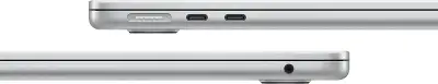 Ноутбук Apple MacBook Air A3240 M4 10 core 16Gb SSD512Gb/10 core GPU 13.6" Liquid Retina (2560x1664) macOS silver WiFi BT Cam (MW0X3HN/A)