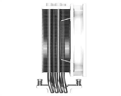Кулер для процессора ID-COOLING SE-214-XT ARGB WHITE LGA1700/1200/115X/AM4 (16шт/кор, TDP 180W, PWM, 4 тепл.трубки прямого контакта, FAN 120mm, Addressable RGB LED, белый) RET