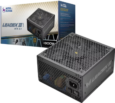 блок питания 1300 Ватт/ Power Supply Super Flower Leadex III Gold, 1300W, ATX 3.1, 140mm, 8xSATA, 4xPCI-E(6+2), 1x12VHPWR(12+4), APFC, 80+ Gold, Full Modular