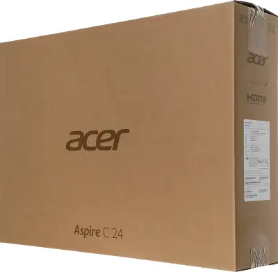 Моноблок Acer Aspire C24-1610 23.8" FHD i3-N305 1.8 ГГц/8/256 SSD/WF/BT/Cam/Kb+Mouse/W11,черный