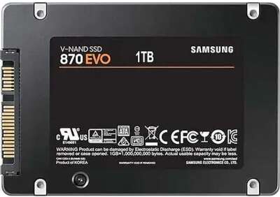 Samsung SSD 1Tb 870 EVO Series MZ-77E1T0BW