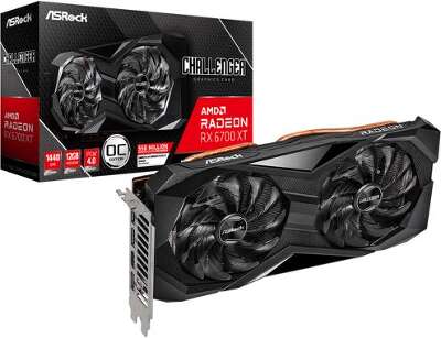 Видеокарта ASRock AMD Radeon RX 6700 XT Challenger D OC 12Gb DDR6 PCI-E HDMI, 3DP