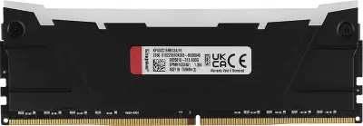Память DDR4 16GB 3200MHz Kingston KF432C16RB12A/16 Fury Renegade RGB RTL Gaming PC4-25600 CL16 DIMM 288-pin 1.35В dual rank с радиатором Ret