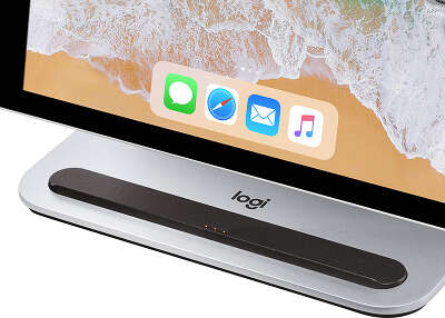 Док-станция Logitech Base Charging Stand для iPad, Silver [939-001471]