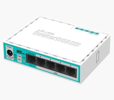 Маршрутизатор 10/100M 5PORT HEX LITE RB750R2 MIKROTIK