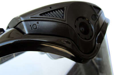 Видеомаска для летних видов спорта Liquid Image LIC365R Impact Series Offroad Goggle Cam красная