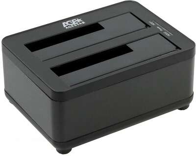 AgeStar 3UBT8 black Док-станция для HDD AgeStar 3UBT8 SATA III пластик/алюминий черный 2.5
