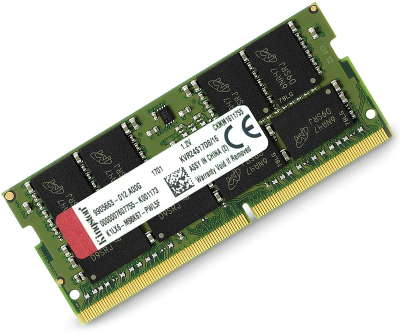 Модуль памяти SO-DIMM DDR4 16384Mb DDR2400 Kingston [KVR24S17D8/16]