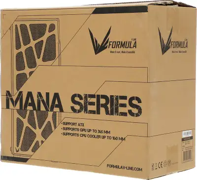 Корпус Formula MANA, черный, ATX, без БП (MANA)