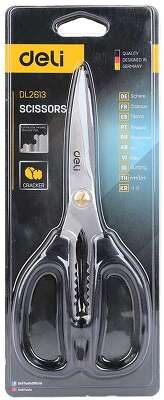 Ножницы универсальные хозяйственные Deli DL2613 195мм, нержавеющая сталь