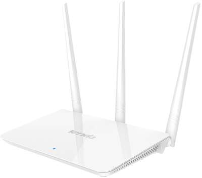 Маршрутизатор Tenda F3 Wi-Fi роутер N300 до 300 Мбит/с на 2,4 ГГц, 3x5dBi антенны, LAN 3x10/100 Мбит/с, WAN 1x10/100 Мбит/с