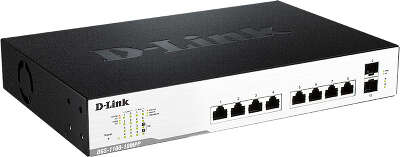 Коммутатор D-Link DGS-1100-10MPP 8G 2SFP 8PoE управляемый