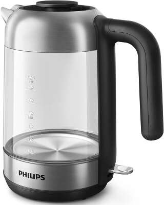 Чайник Philips HD9339/80 1.7л. 2200Вт прозрачный (корпус: стекло)