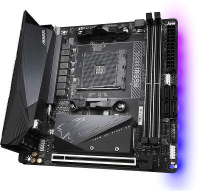 Материнская плата mini-ITX LGAAM4 GIGABYTE B550I AORUS PRO AX