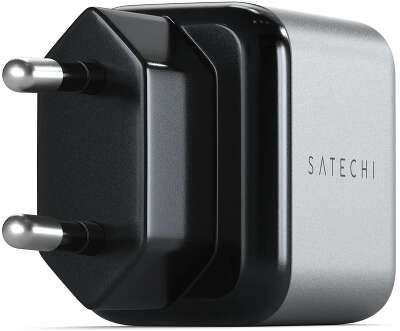 Сетевое зар./устр. Satechi USB-C GaN Wall Charger 30W 3A (PD) USB Type-C универсальное серый (ST-UC30WCM-EU)