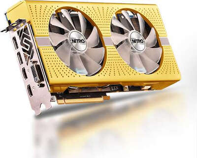 Видеокарта Sapphire Radeon RX 590 NITRO+ AMD 50 Gold Edition 8Gb DDR5 PCI-E DVI, 2HDMI, 2DP