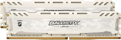 Набор памяти DDR4 DIMM 2x16Gb DDR3000 Crucial Ballistix Sport LT White (BLS2K16G4D30AESC)