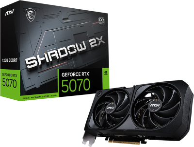 MSI GeForce RTX 5070 12G GeForce RTX 5070 12G SHADOW 2X OC