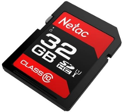 Носитель информации Netac P600 32GB SDHC U1/C10 up to 80MB/s, retail pack